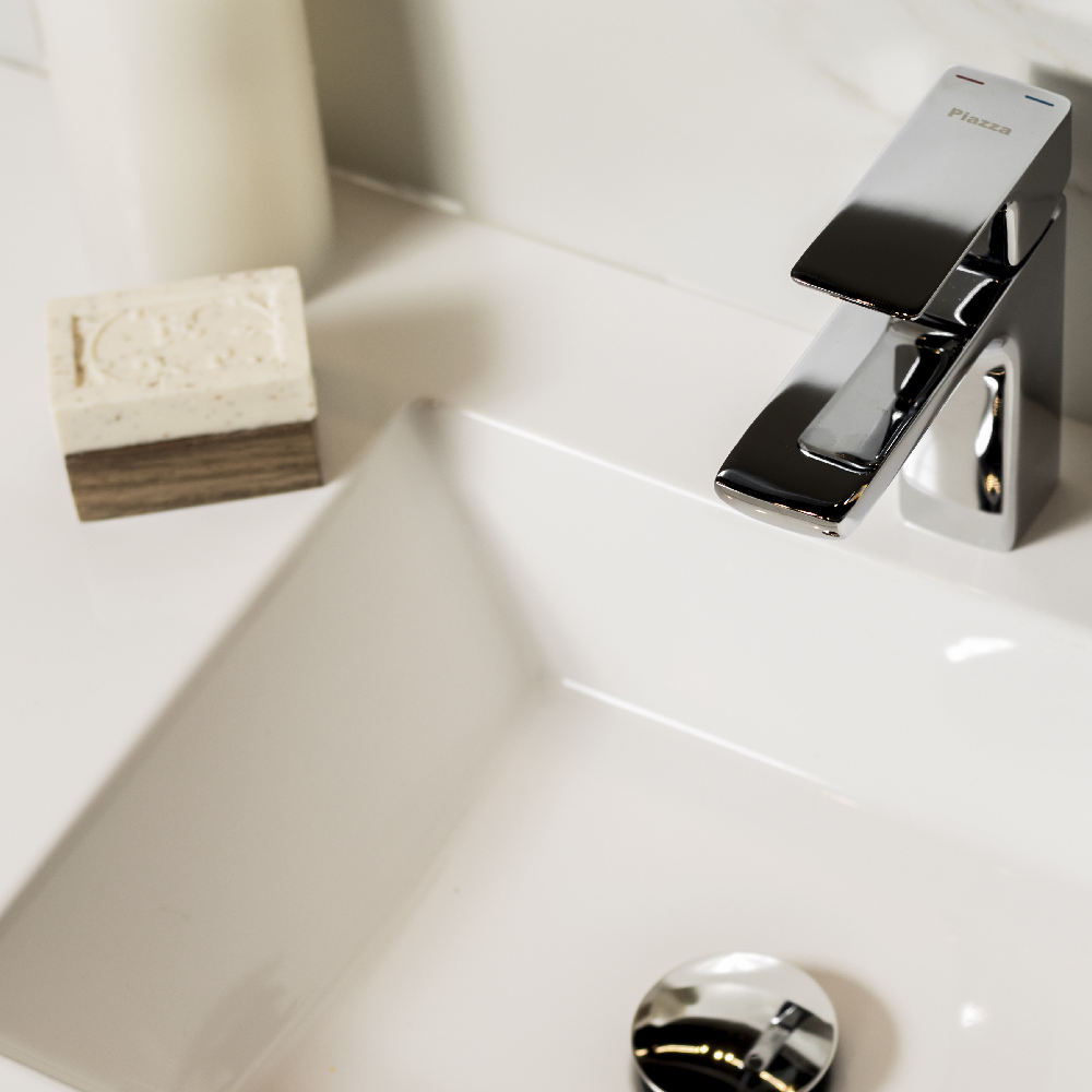 GRIFERÍA MONOCOMANDO ARQ LAVATORIO MESADA CROMO PIAZZA [10400]