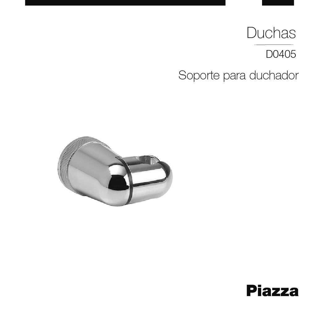 SOPORTE PARA DUCHADOR DE MANO PIAZZA [D4005]