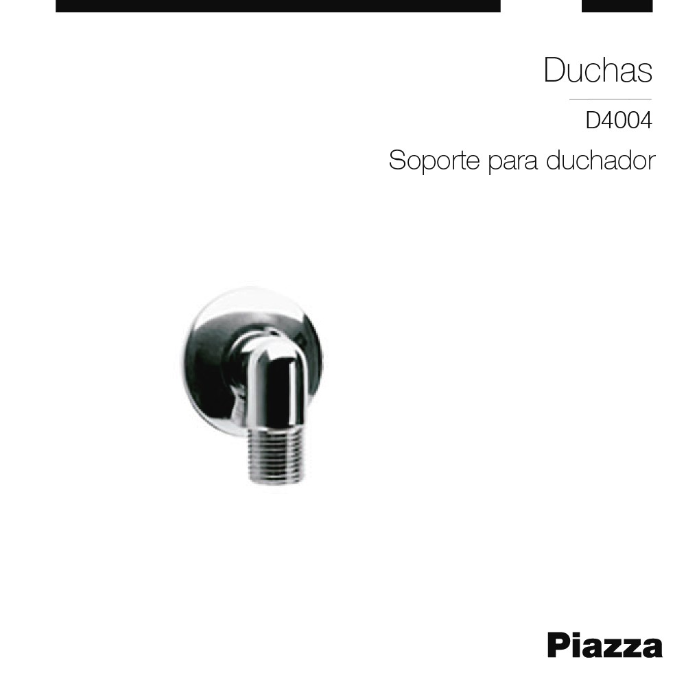 SOPORTE PARA DUCHADOR DE MANO PIAZZA [D4004]