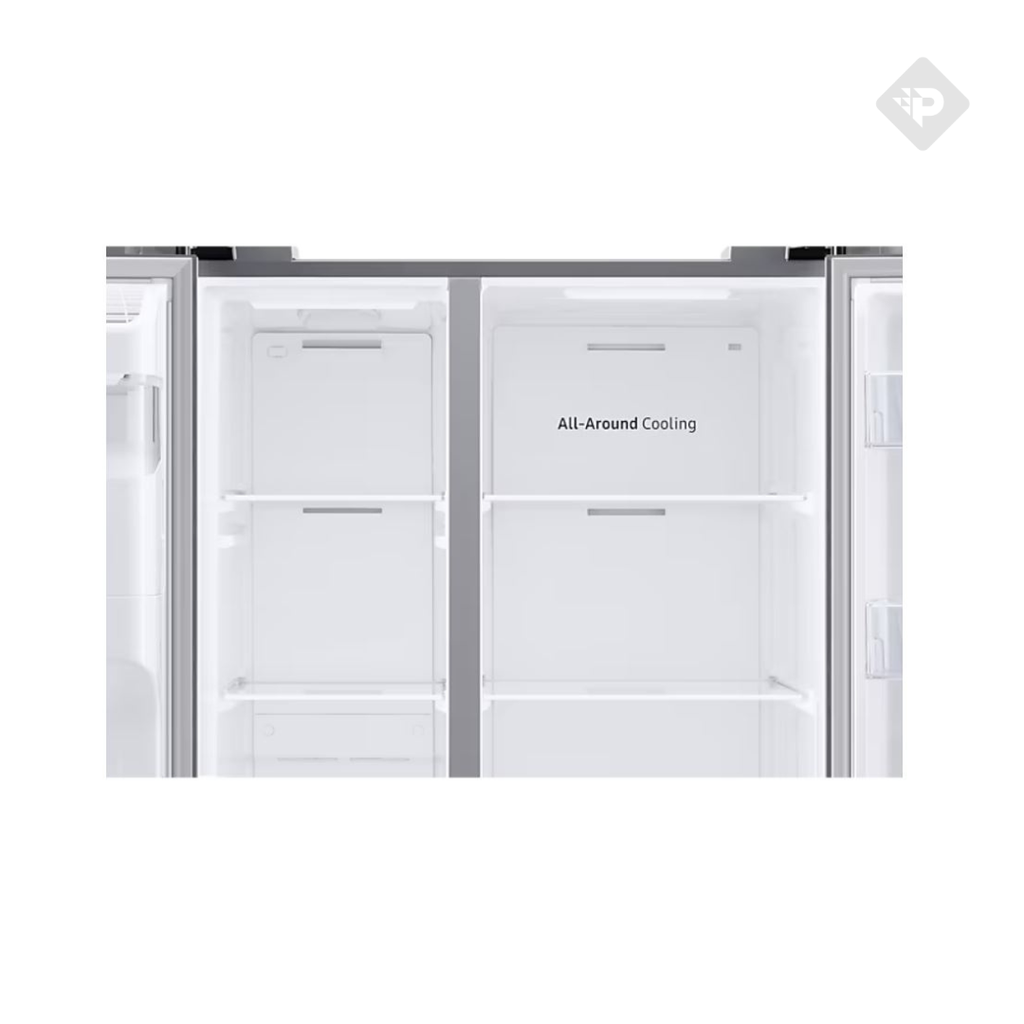 HELADERA NO FROSRT SAMSUNG INVERTER SIDE BY SIDE SPACEMAX CON DISPENSER - 716L - GRIS [SARS27T5200S9]
