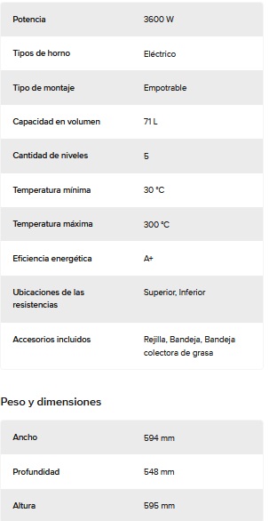 HORNO ELECTRICO EMPOTRABLE 4D PROFESIONAL MULTIFUNCION 60CM -INOXIDABLE- BOSCH [HBG635NS1]