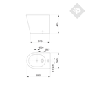 BIDET 1 AGUJERO PIAZZA PADOVA