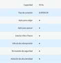 TERMOTANQUE ELÉCTRICO   90LTS - CONEXIÓN SUPERIOR - ORMAY [TQE 90]