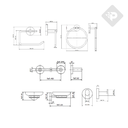 ACCESORIOS SET SENSUS 6 PIEZAS NEGRO - PIAZZA [73229NE]