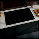 ANAFE DE INDUCCION DE 5 ZONAS CON DETECCION DE ZONAS Y BISEL FRONTAL NEGRO DE 90cm - NODOR [ISN9223BK]