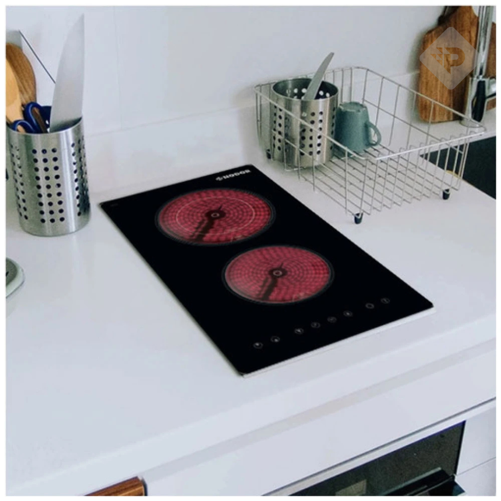 ANAFE VITROCERAMICO DE 2 ZONAS NEGRO DE 30cm - NODOR [VHN3201BK]