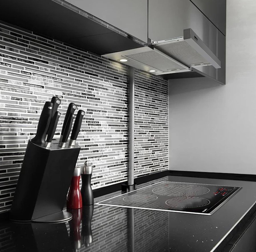 CAMPANA EMPOTRABLE 60 CM EXTENSIBLE BAJO ALACENA - NODOR [EXTENDER600]