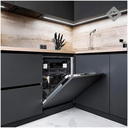 HORNO ELECTRICO MULTIFUNCION COMBI CON MICROONDAS 40lts NEGRO DE 45cm - NODOR [MW4800DB]