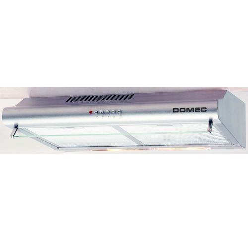 PURIFICADOR DE AIRE AEROMATIC DOM3060DI 60CM 3 VELOCIDADES FILTROS ANTIGRASA METÁLICO 2 LÁMPARAS ACERO - DOMEC [50959]