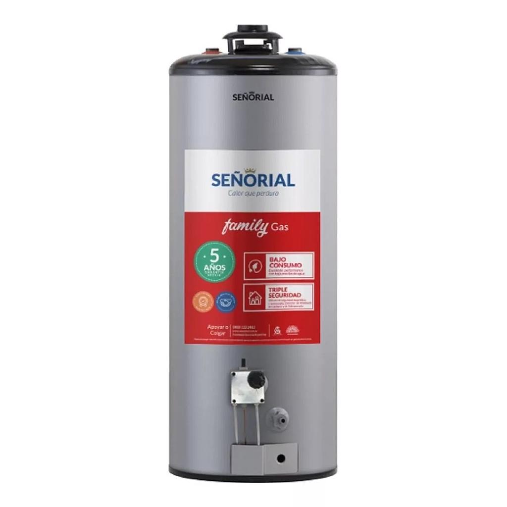 TERMOTANQUE MULTIGAS DE ALTA RECUPERACIÓN FAMILY 50l PARA COLGAR/APOYAR CONEXIÓN SUPERIOR/INFERIOR - SEÑORIAL  [TTS-50]