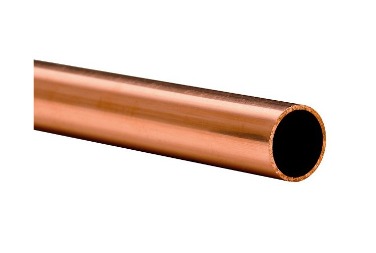 CAÑO COBRE RIGIDO Ø 5/8" ESPESOR 1mm en tiras de 5 mts - Precio por Metro
