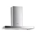 CAMPANA DE PARED STILO 90CM - 3 VELOCIDADES - TURBINA DOBLE - ACERO INOXIDABLE  - SPAR - [6351-030]