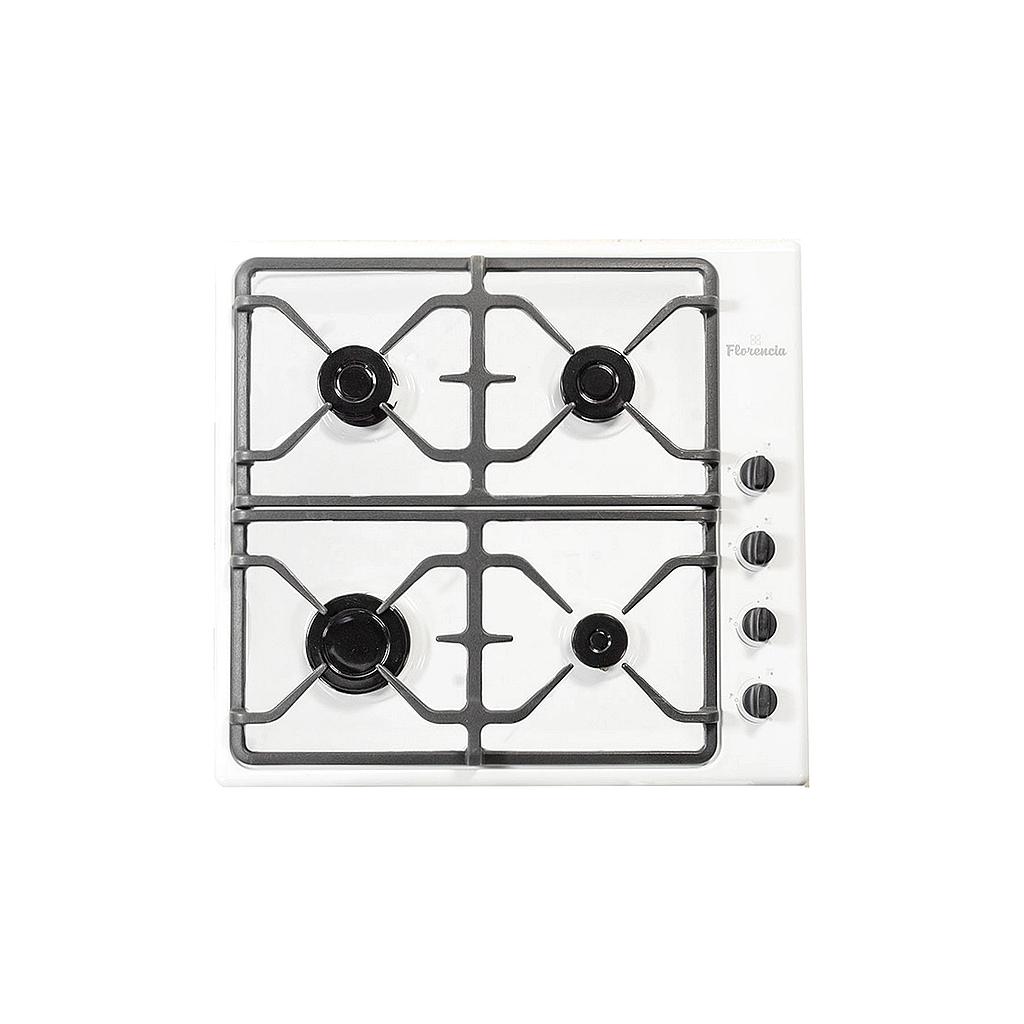 ANAFE MULTIGAS 4 HORNALLAS CON REJILLAS DE HIERRO - BLANCO - FLORENCIA [FLOR6746B]