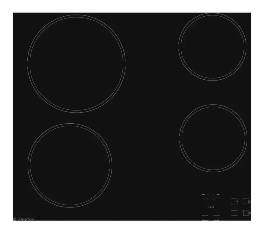 ANAFE VITROCERAMICO 4 QUEMADORES 60CM - ARISTON - [F104298]