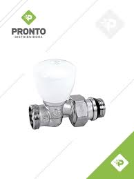 VALVULA TERMOSTATIZABLE RECTA GIACOMINI R432X034 1/2"X16 - LNA