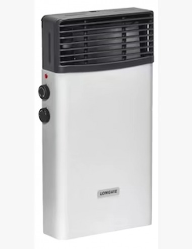 CALEFACTOR SLIM ELECTRICO 2000w - TIZA/GRIS - LONGVIE [EE2]