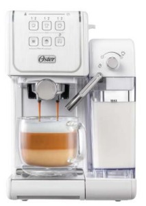 CAFETERA 3 EN 1 ESPRESSO TOUCH: EXPRESSO, CAPSULAS Y ESPUMADOR PRIMALATTE - BLANCA - OSTER [OSBVSTEM6801W]