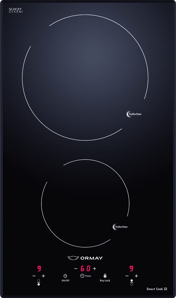 ANAFE ELÉCTRICO A INDUCCION-  2 HORNALLAS - ORMAY [SMART COOK I2]