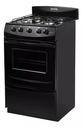 COCINA A GAS NATURALCANDOR  - 4 HORNALLAS 50 CM NEGROO - ESCORIAL [CAN51NN]