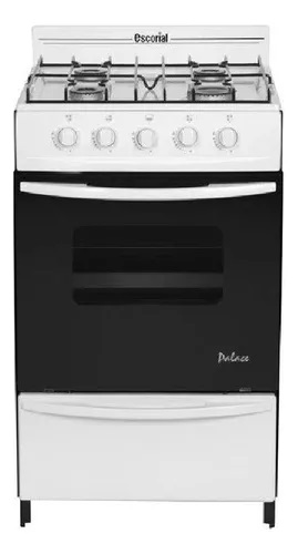 COCINA A GAS LICUADO PLACE - 4 HORNALLAS 50 CM BLANCO - ESCORIAL [PAL51BL]