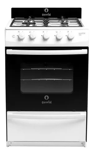 COCINA  MASTER STYLE 4 HORNALLAS 56 CM BLANCO - ESCORIAL [MASST56B]