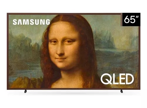 TELEVISOR SMART 65'' QLED  4K + MARCO 65" NOGAL- SAMSUNG [SATV55Q65BAARG]