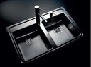 PILETA DOBLE QUADRA Q084 A - ACERO 304 - JOHNSON [Q 084 A]