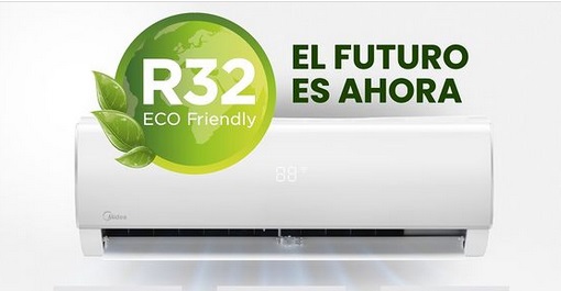 KIT CONJUNTO SPLIT MIDEA INVERTER 4420kcal/h kcal - R32 - MSNIC-18H-GN81F