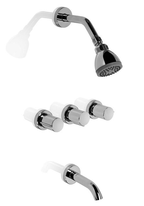 GRIFERIA DUCHA DE EMBUTIR CON TRANFERENCIA DOMANI  - PIAZZA -  5 AÑOS DE GARANTIA [31006]