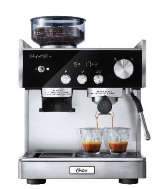 CAFETERA PERFECT BREW MÁXIMA PARA EXPRESSO CON MOLINILLO INTEGRADO - OSTER [OSBVSTEM7400-054AR]