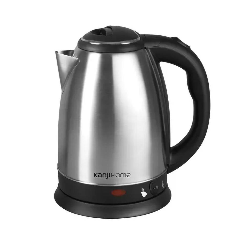 PAVA HERVIDORA 1,8LTS ACERO INOXIDABLE 1500W CON APAGADO AUTOMÁTICO - KANJI [KJH-PE15001S]