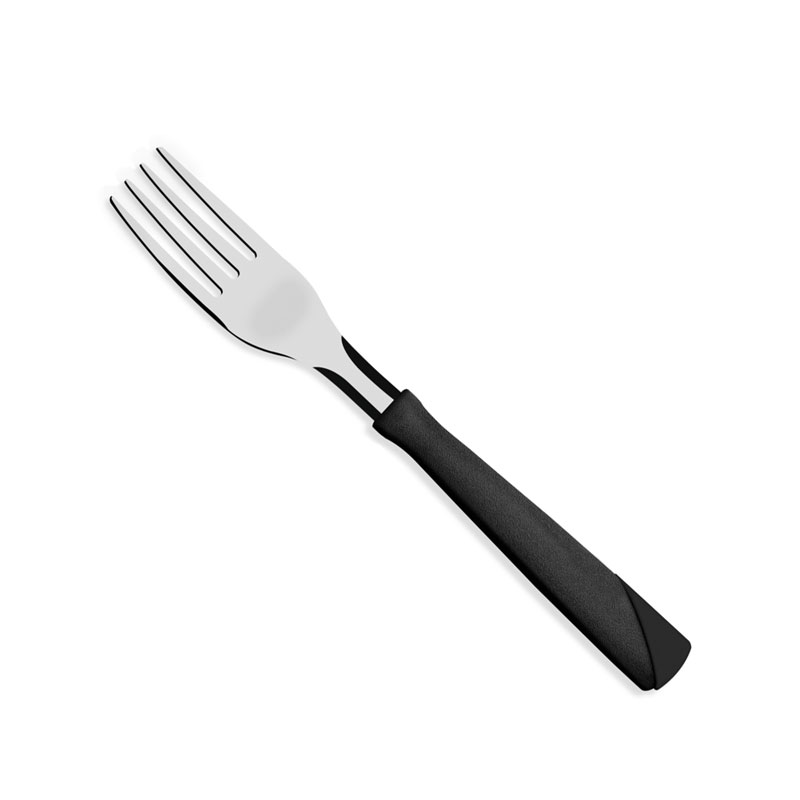 TENEDOR DE MESA NEW KOLOR NEGRO CABO PLÁSTICO [23163/900]