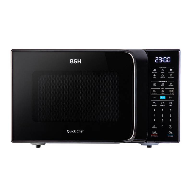 MICROONDAS 20LTS QUICK CHEF - NEGRO - BGH [B120DN20I]