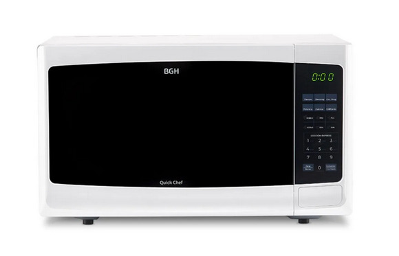 MICROONDAS 20LTS QUICK CHEF DIGITAL - BLANCO - BGH [B120DB9]