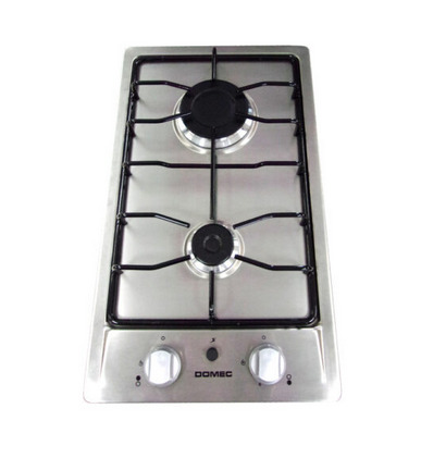 ANAFE A GAS AX2V 2 PUNTOS DE COCCIÓN PARA EMPOTRAR ACERO INOXIDABLE - DOMEC [63140]