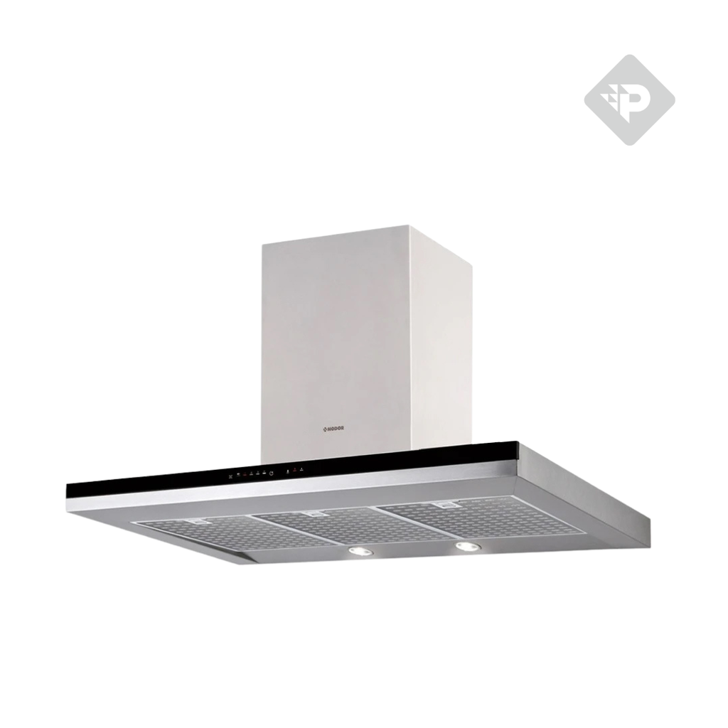 CAMPANA DE PARED DE 90 CM INOX Y NEGRO - NODOR [MIRAGE900BK]