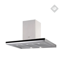 CAMPANA DE PARED DE 90 CM INOX Y NEGRO - NODOR [MIRAGE900BK]