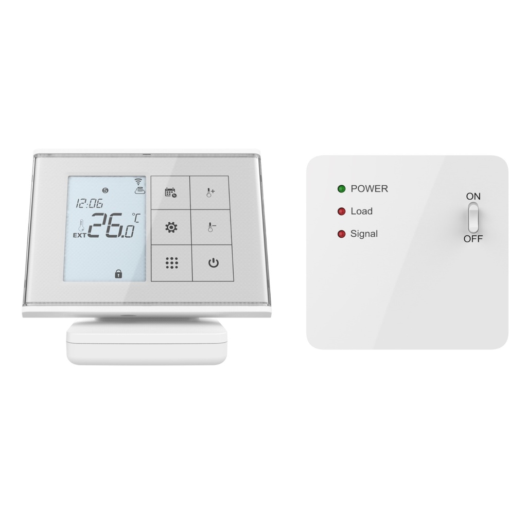 TERMOSTATO AMBIENTE WIFI INALAMBRICO PROGRAMABLE PARA CALDERA  - NOVA CLIMA