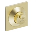 VÁLVULA DESCARGA INODORO CUADRADA CON CORTE DOBLE ACCION GOLD- HIDROMET - [943GOLD]