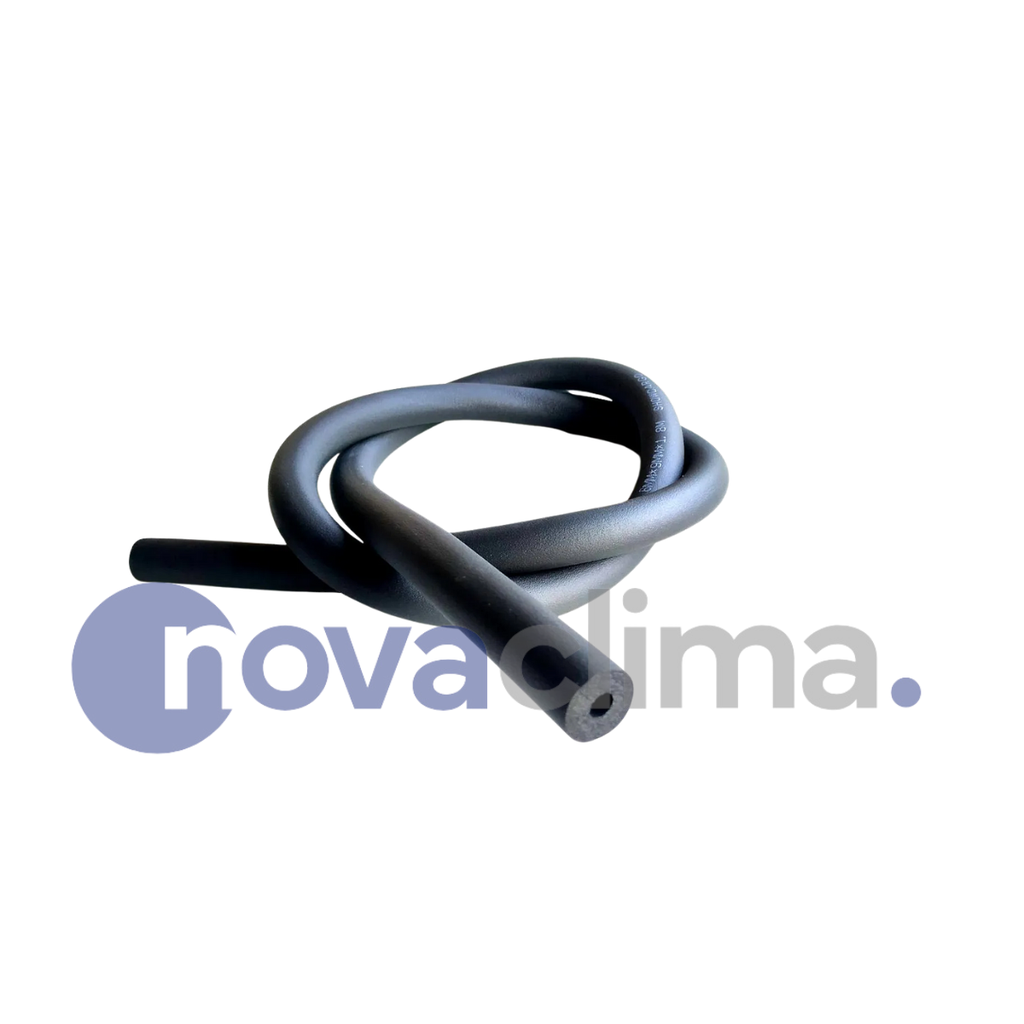 AISLACION ELASTOMERICA NEGRA 1/2" 6MM POR METRO - NOVA CLIMA