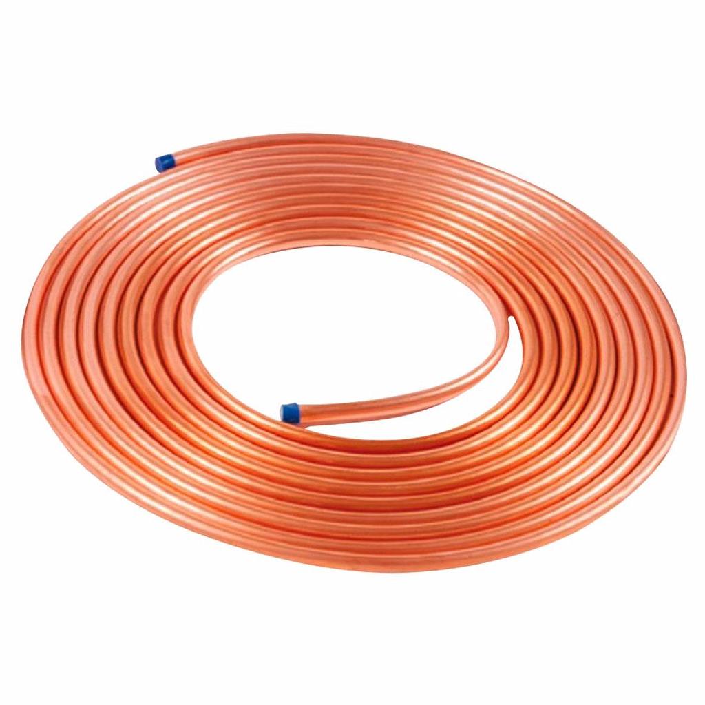 CAÑO DE COBRE FLEXIBLE Ø 1/2" - 0.8MM - ROLLO 15MTS - BRASIL - PRECIO POR MT