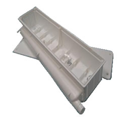 TERMINAL BOX BLANCA CON DESCARGA INTERCAMBIABLE