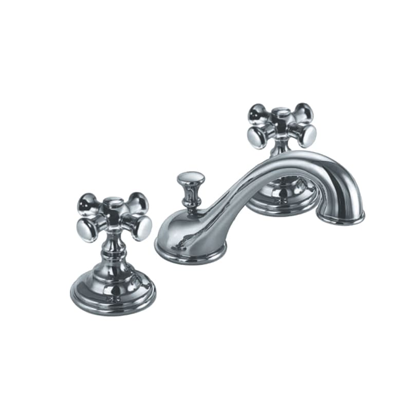 GRIFERÍA LAVATORIO BICOMANDO BEVERLY CRUZ CROMO - HIDROMET - 10 AÑOS DE GARANTÍA [00401CRCR]