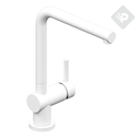 GRIFERÍA COCINA MONOCOMANDO JOCKEY PICO RECTO BLANCO - HIDROMET - 10 AÑOS DE GARANTÍA [6370BLBL]