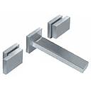 GRIFERÍA LAVATORIO DE PARED BICOMANDO BLOCK PLANE CROMO - HIDROMET - 10 AÑOS DE GARANTÍA [34090CRCR]