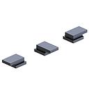 GRIFERÍA BIDET BICOMANDO BLOCK PLANE NEGRO - HIDROMET - 10 AÑOS DE GARANTÍA [34007NEGR]