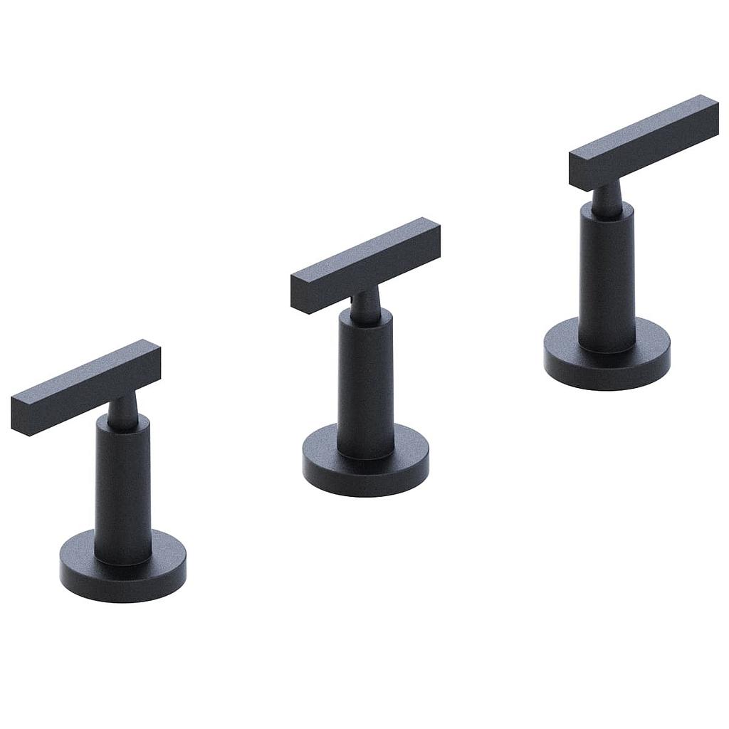 GRIFERÍA BIDET BICOMANDO LOOK LEVER NEGRO - HIDROMET - 10 AÑOS DE GARANTÍA [31107NEGR]