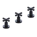 GRIFERÍA BIDET BICOMANDO SUN CRUZ NEGRO - HIDROMET - 10 AÑOS DE GARANTÍA [4502NEGR]