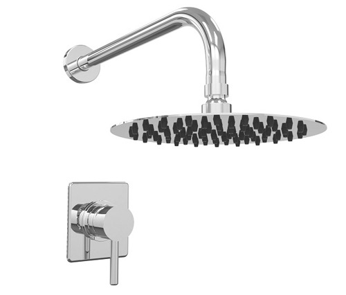 GRIFERÍA DUCHA EMBUTIDA MONOCOMANDO SIN TRANSFERENCIA VECTOR CROMO - HIDROMET - 10 AÑOS DE GARANTÍA [42104CRCR]
