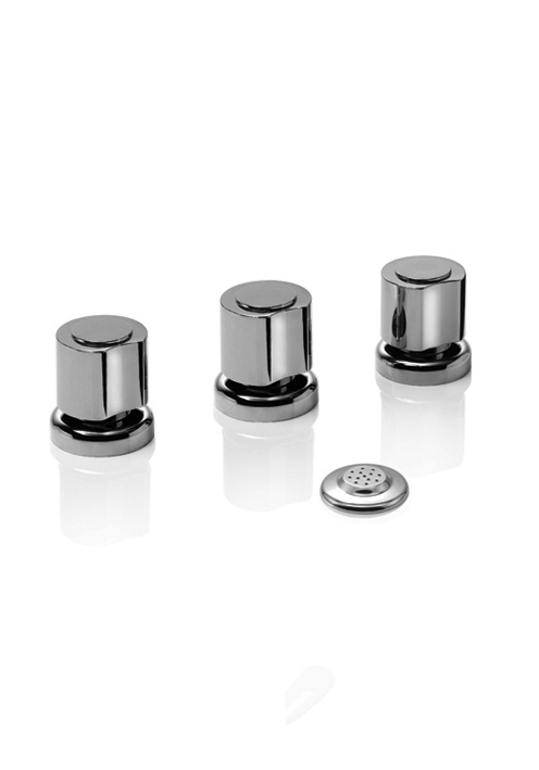 GRIFERÍA BICOMANDO CONVENCIONAL OPTIMA BIDET CON TRANSFERENCIA CROMO PIAZZA [31204]